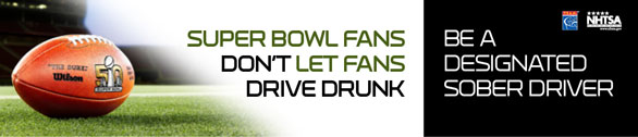 Celebrate the Super Bowl with responsible drinking!